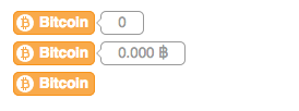 Bitcoin Wordpress buttons example